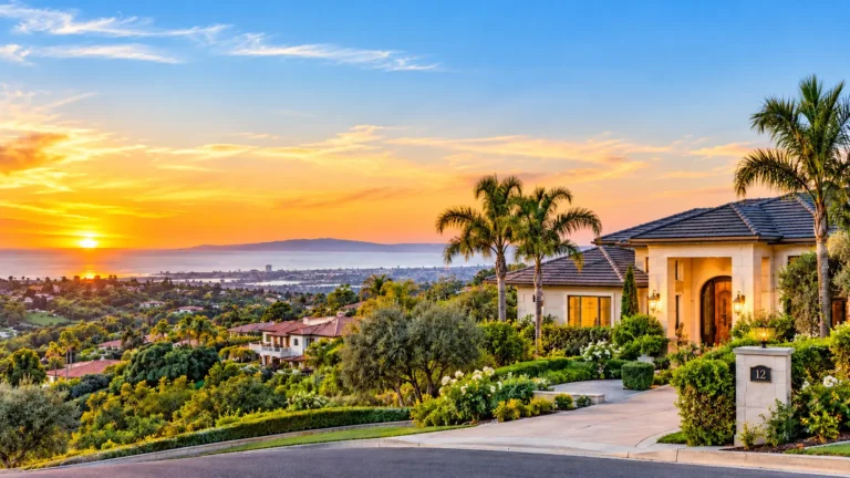 Rolling Hills Estates Along the Coastline